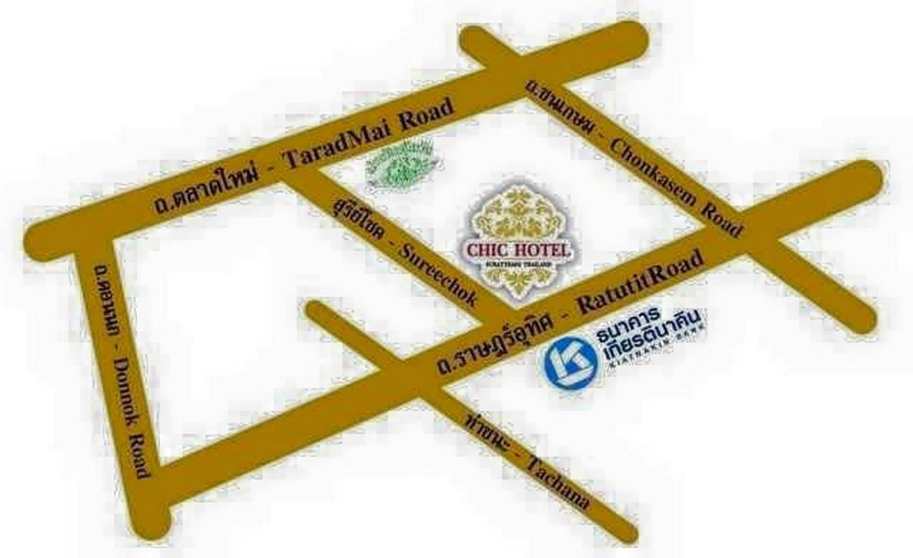 Chic Hotel Suratthani Surat Thani Luaran gambar
